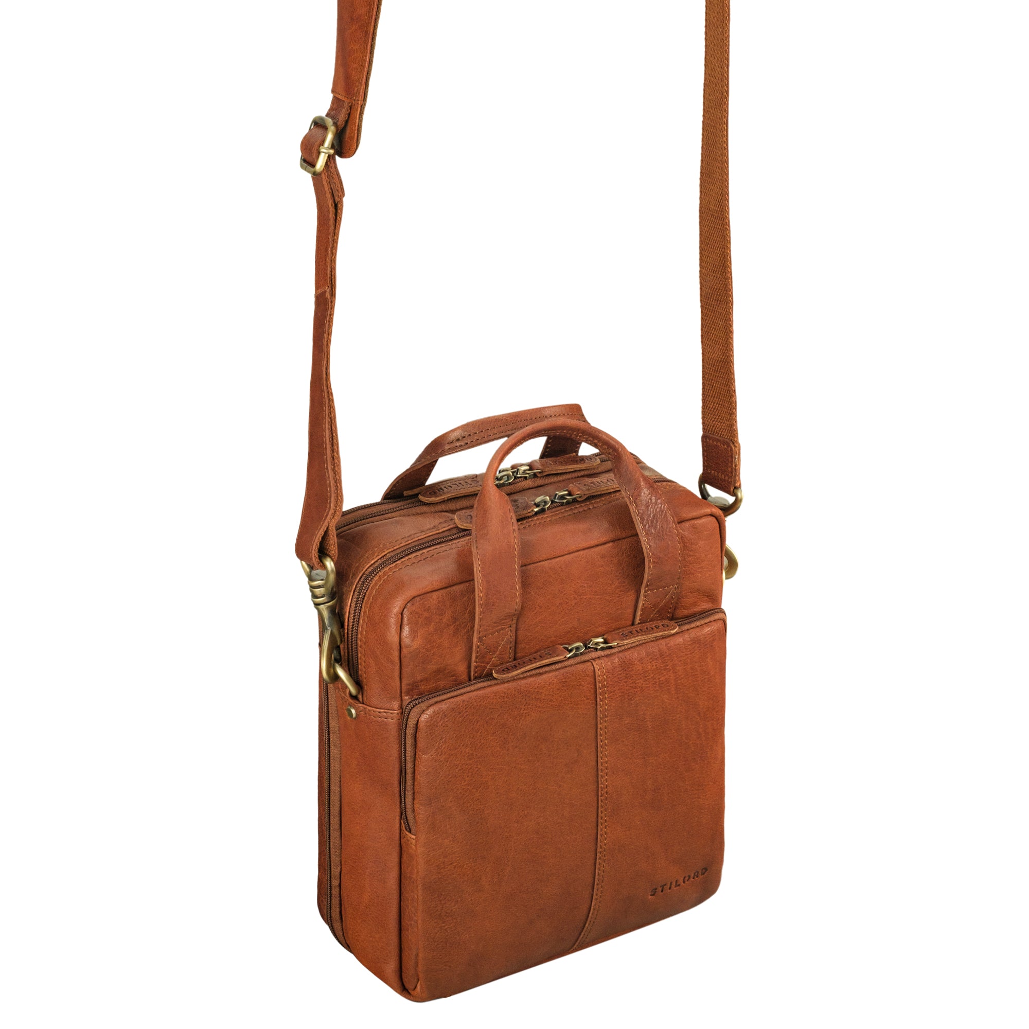 Leder Umhängetasche und Reisetasche