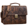 "Rupert" Mallette Cuir Hommes Femmes