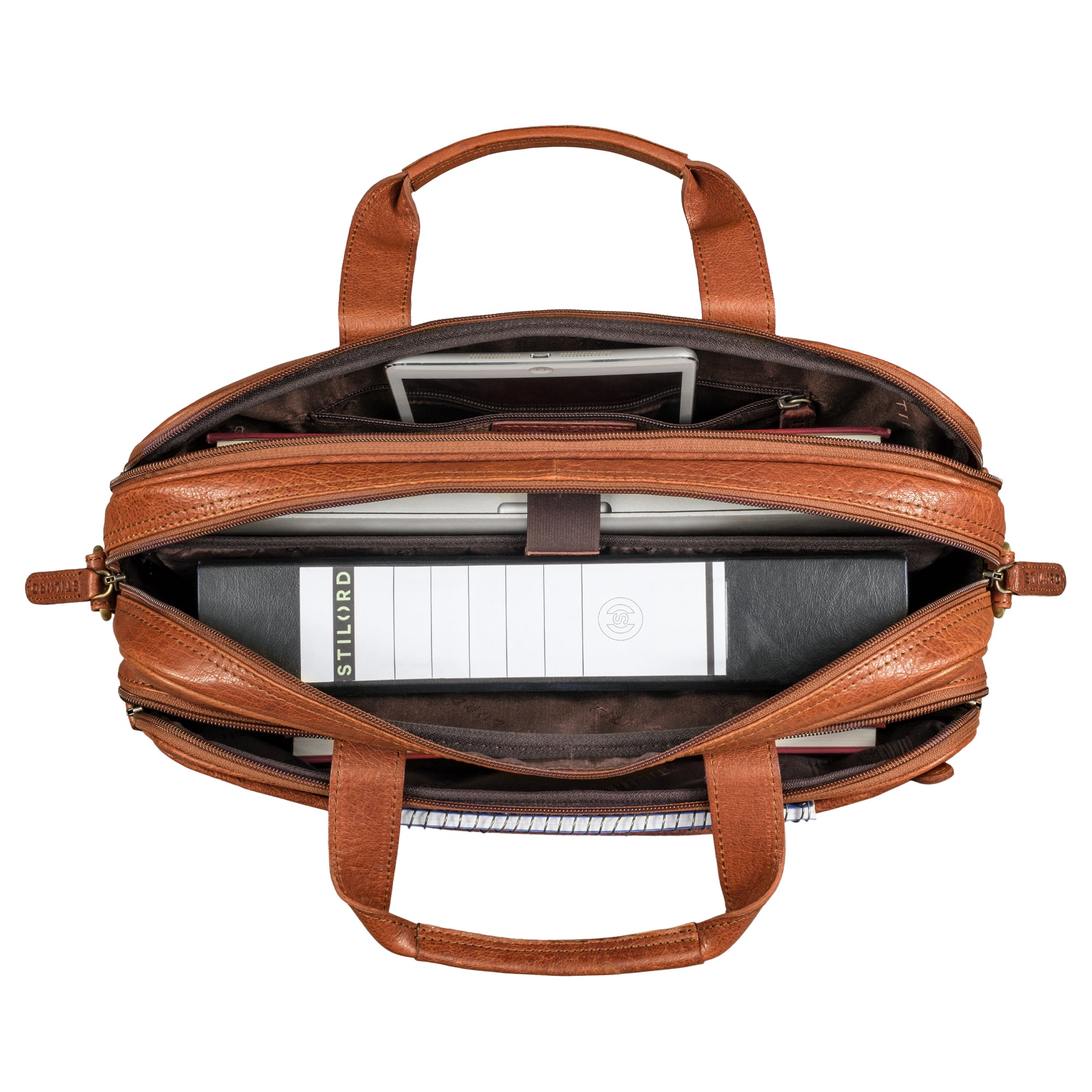 Retro Messenger Bag aus Leder