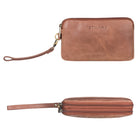 Vielseitige Lederhandgelenktasche