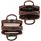 Rucksack mit Henkel Wildleder Business