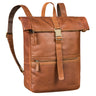 "Cairo" Sac à Dos Roll Top Cuir