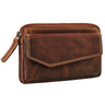 "Cruz" Pochette Porte Clef Cuir RFID