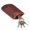 "Toby" Pochette Porte Clé Cuir