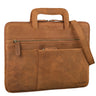 "Cole" Sac Ordinateur Cuir Homme Étroit