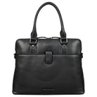 Damen Schultertasche Leder schwarz