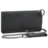 "Leonidas" Porte-monnaie Cuir Homme avec chaîne RFID