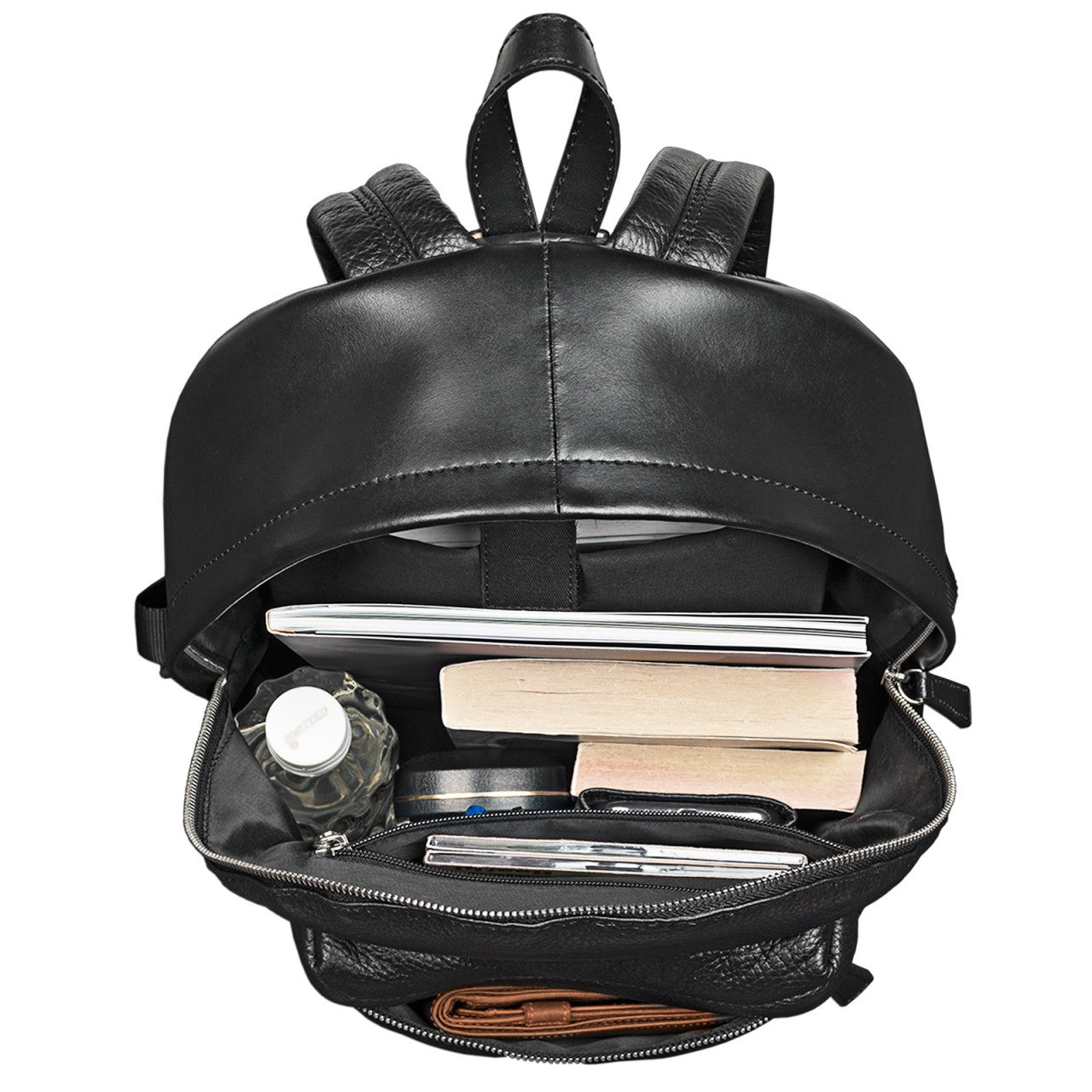 Rucksack-Tabletfach-Leder