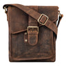 "Mattia"  Petit Sac Bandoulière Homme Cuir Véritable Sacoche