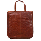 Kulturtasche groß Leder braun