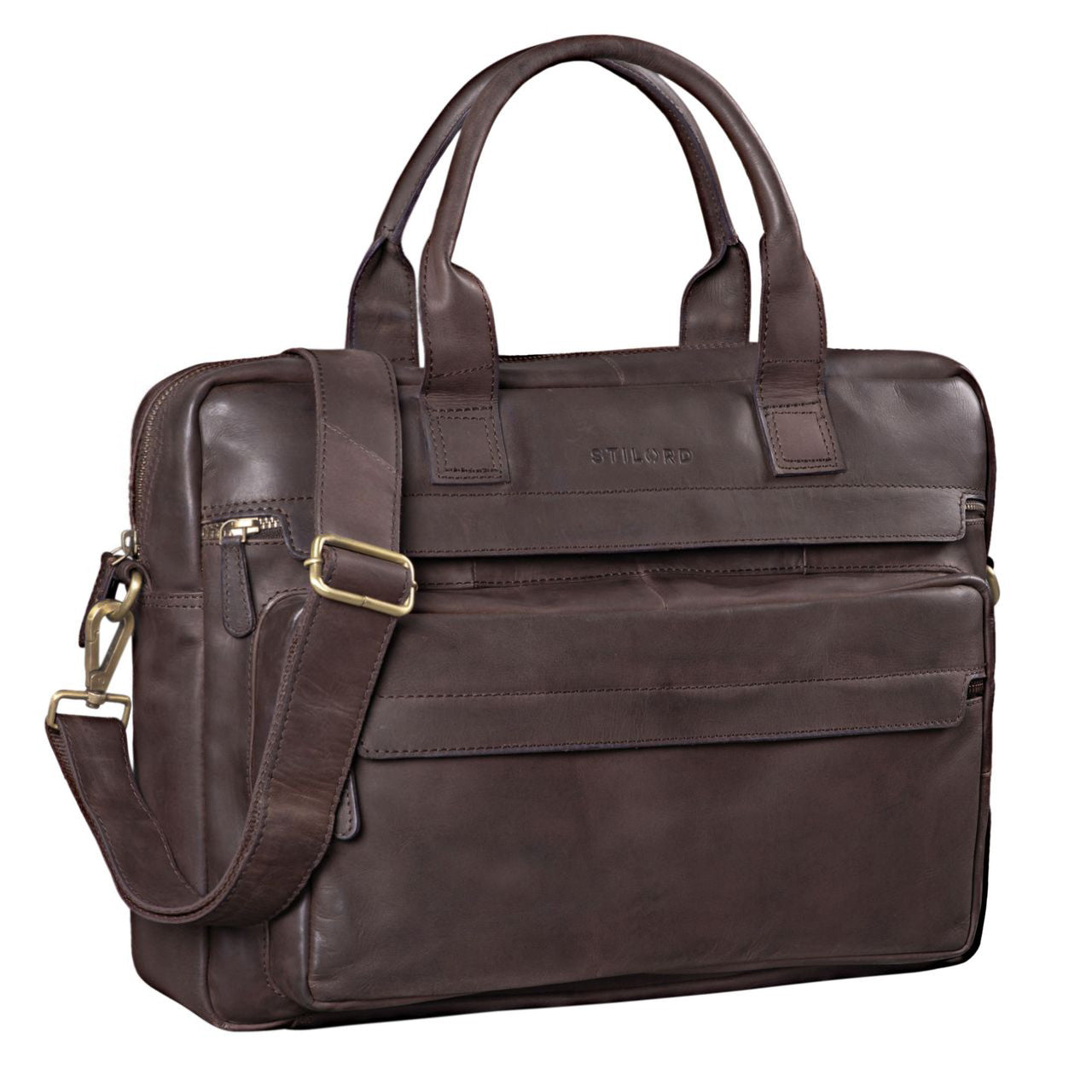 Damen Business Aktentasche echtes Leder