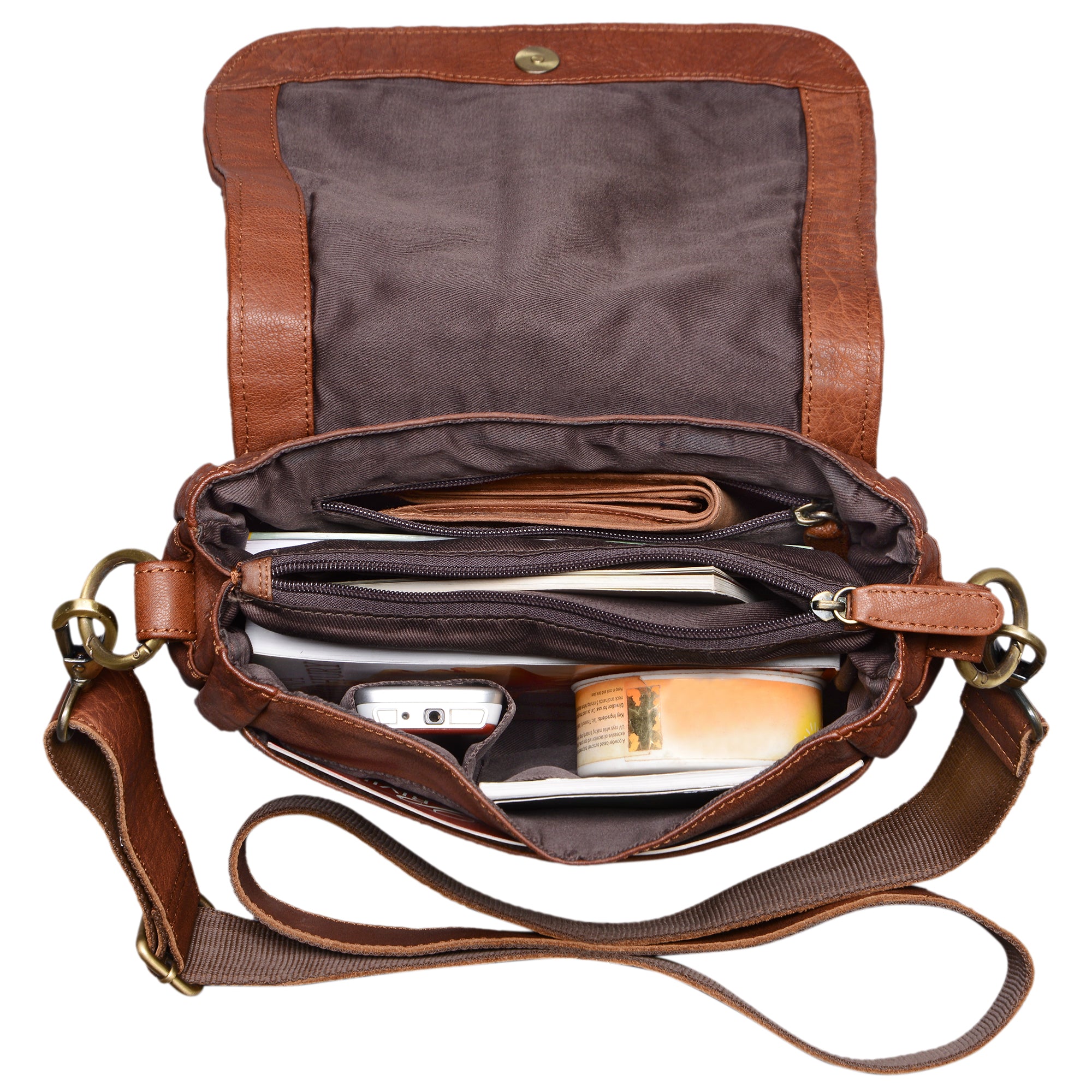 Abendtasche Leder Damen geflochten