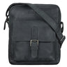 Crossbody Bag Leder schwarz