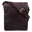 umhängetasche damen klein braun leder