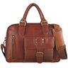 "Dominique" Cartable en Cuir Véritable