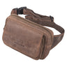 "Boston" Vintage Sacoche Banane en Cuir
