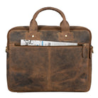 Braune Umhängetasche Leder Vintage 