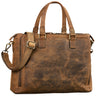 Second Choix "Claire" Serviette Cuir Femme Sac
