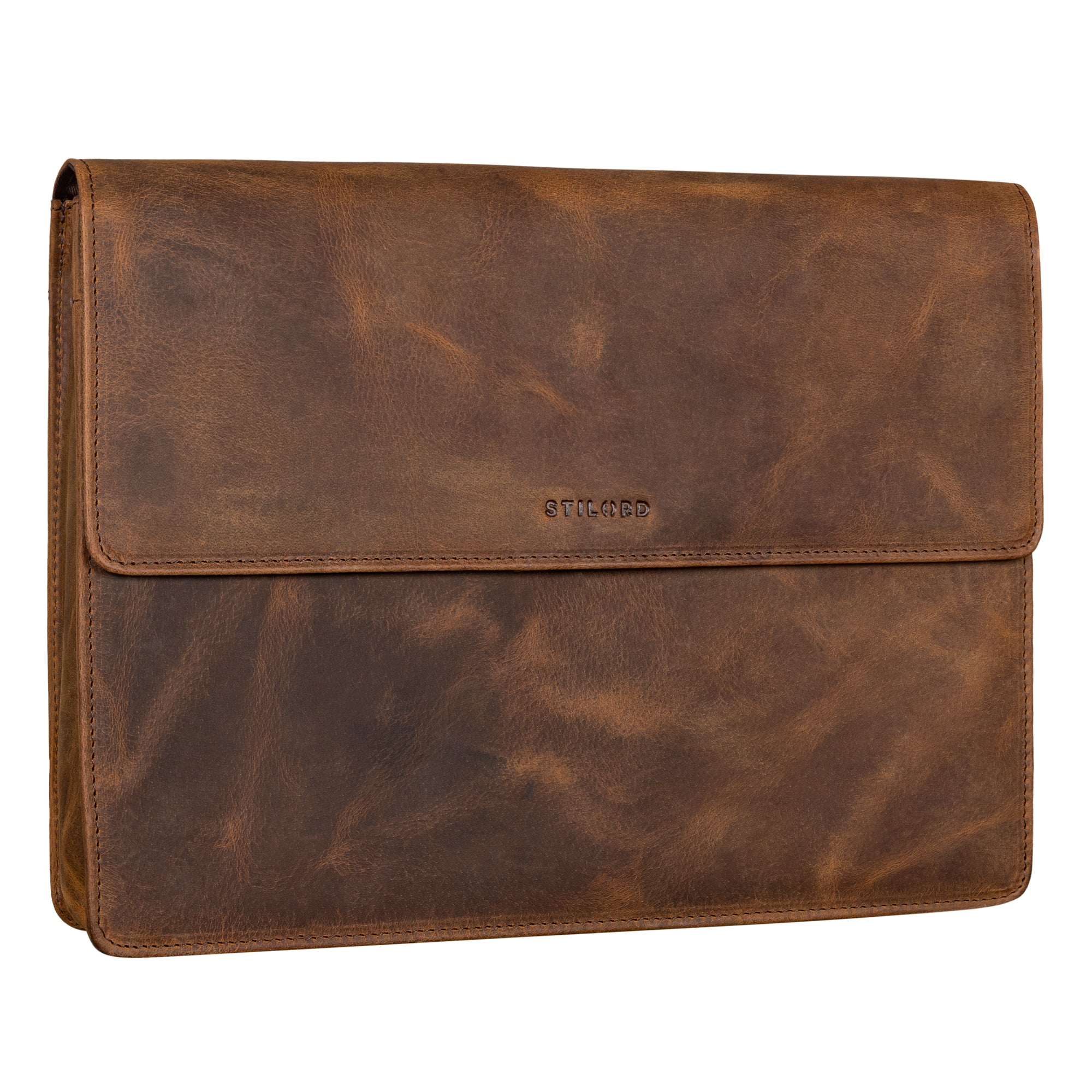 Vinteage Herrentasche Leder