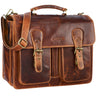 Second choix "Karl" Serviette Cartable Homme en Cuir