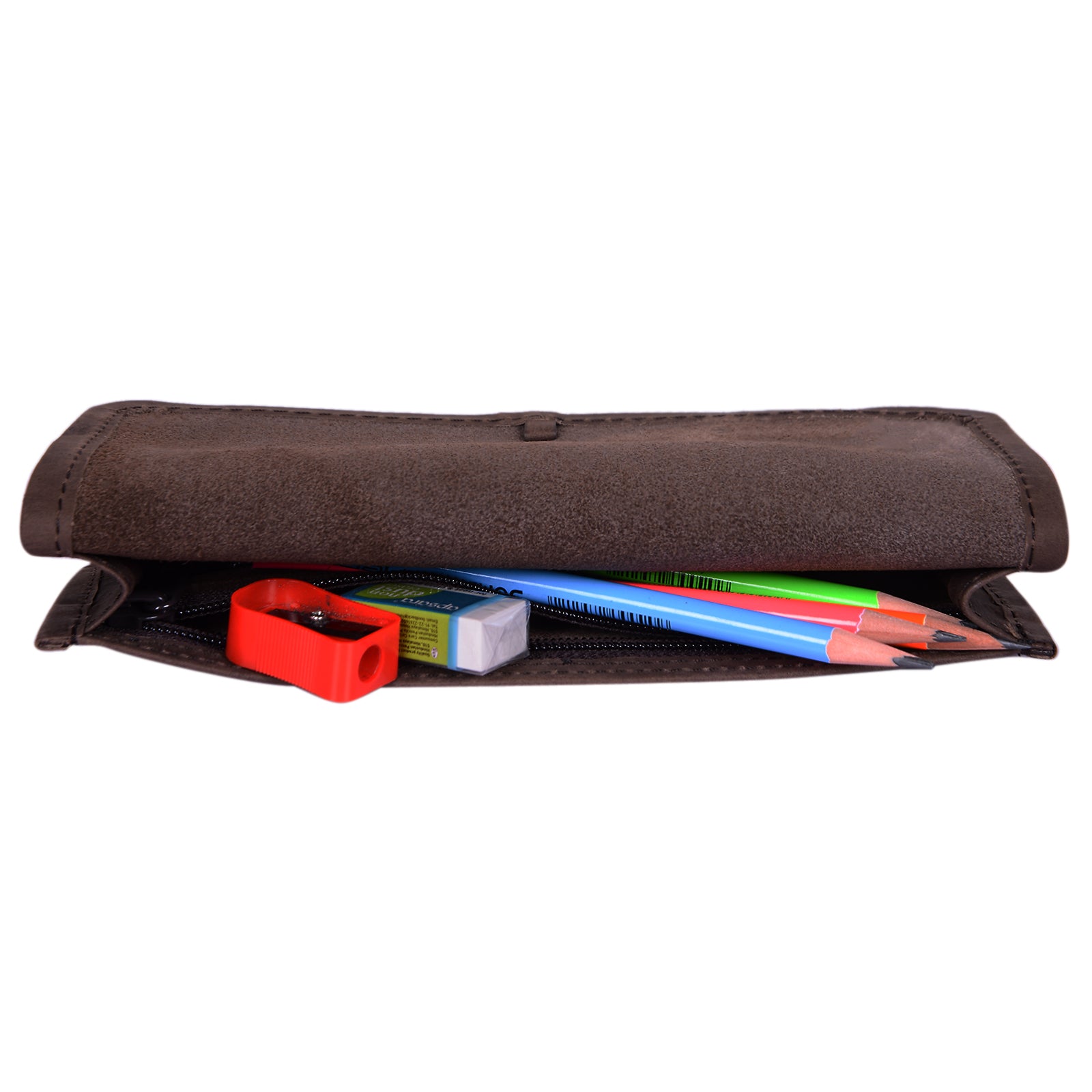 Drehertasche Leder dunkel braun