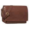 "Tom" Sac Messenger Vintage en Cuir 15 Pouces