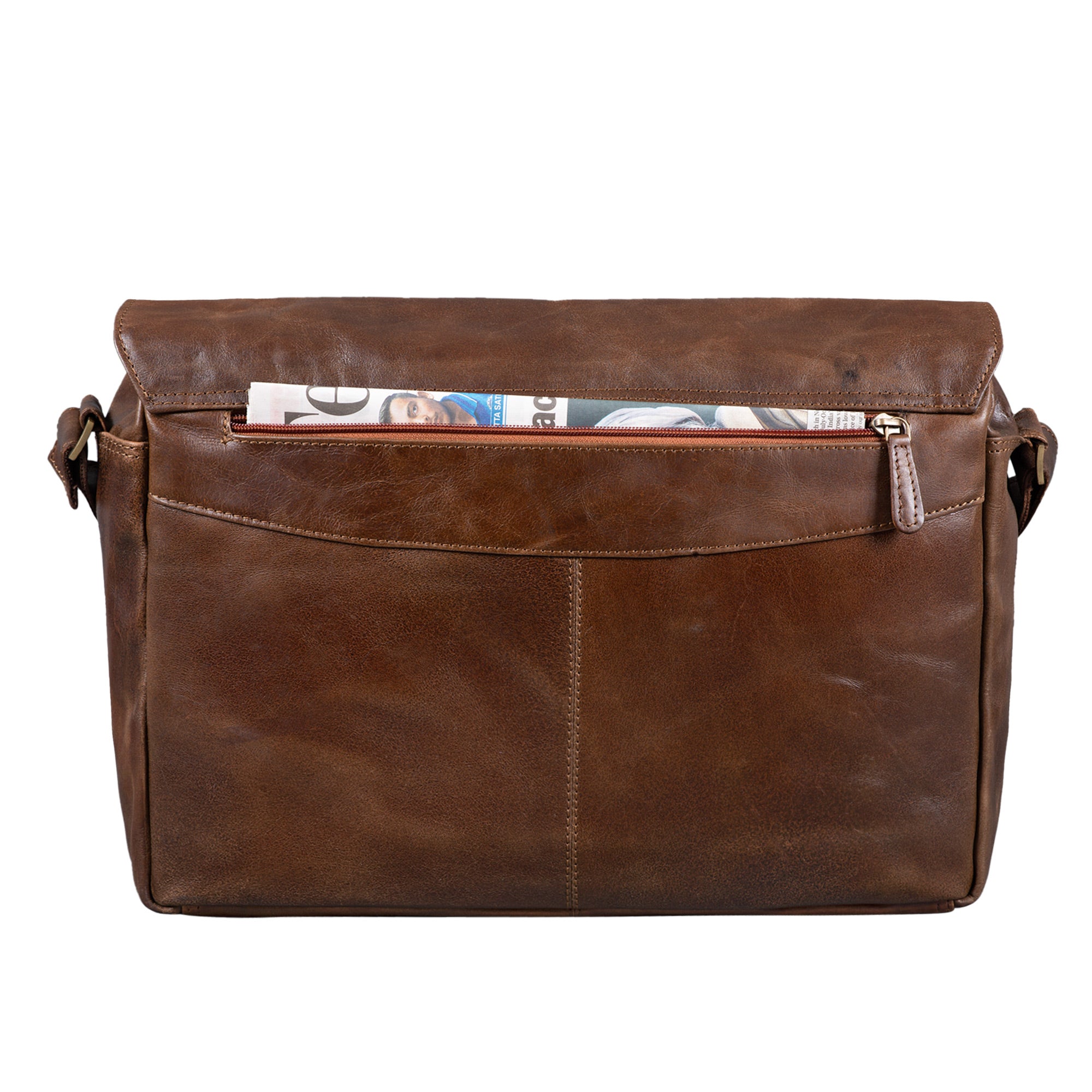 Retro Ledertasche Herren braun