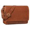 "Tom" Sac Messenger Vintage en Cuir 15 Pouces