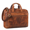 "Antoine" Sac Cartable Bandoulière Cuir