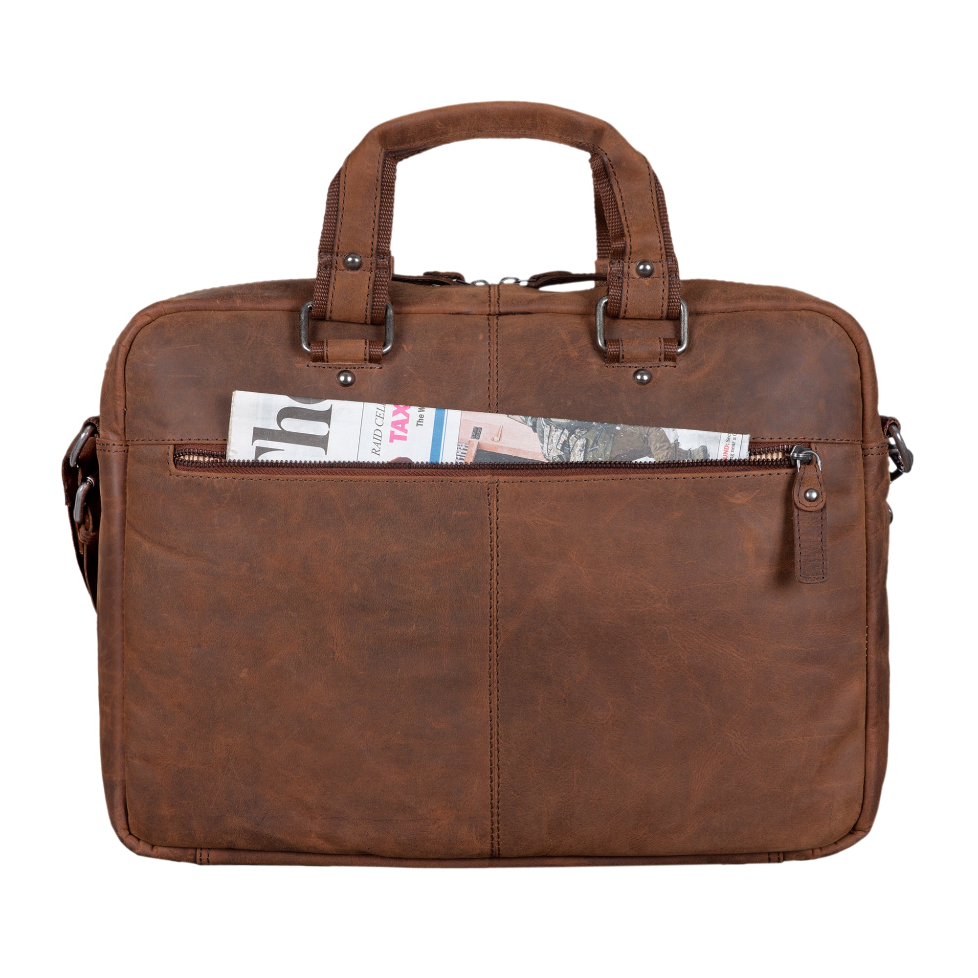Elegante Vintage Leder Schultertasche