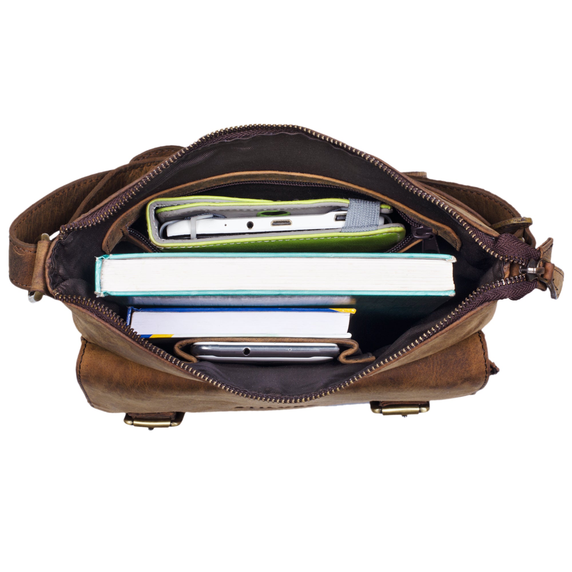 Ledertasche Umhängetasche Herren klein