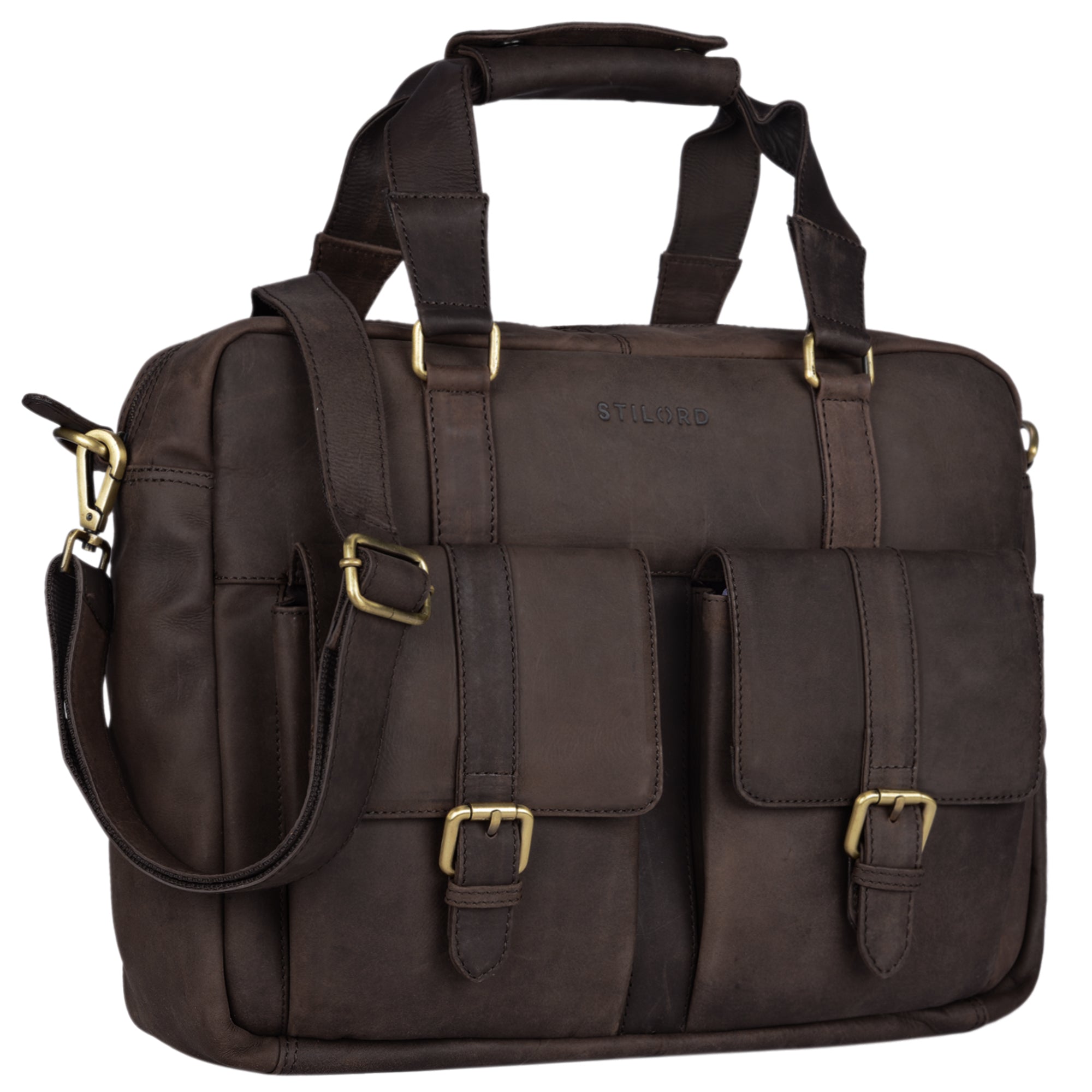 Braune Ledertasche Vintage