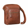 "Joao" Petite Sacoche Homme Bandouliere Cuir Vintage pour Tablette 10 Pouces