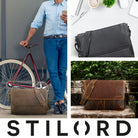 Business Bag Rot Leder