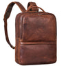 "Albert" Sac à Dos Business en Cuir pour Homme avec Plusieurs Compartiments