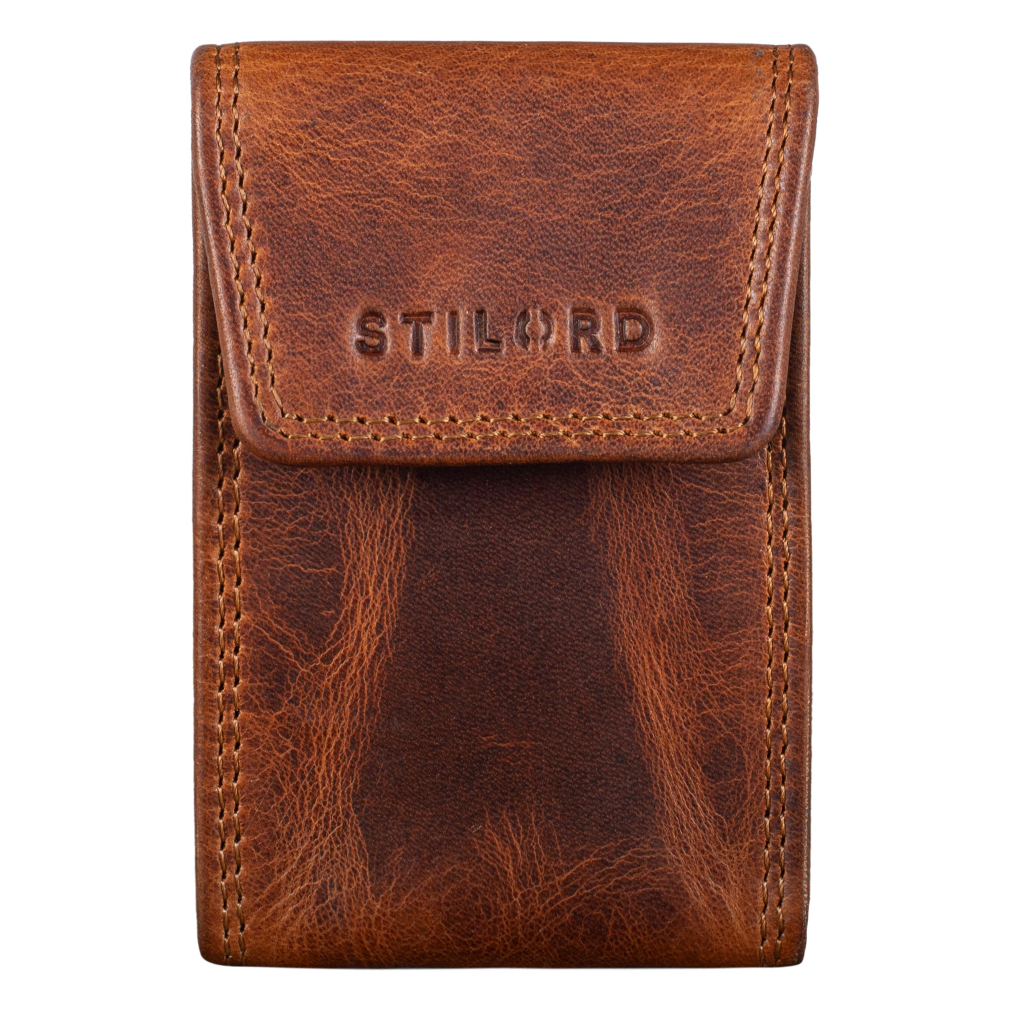 Leder Schlüssel Etui braun