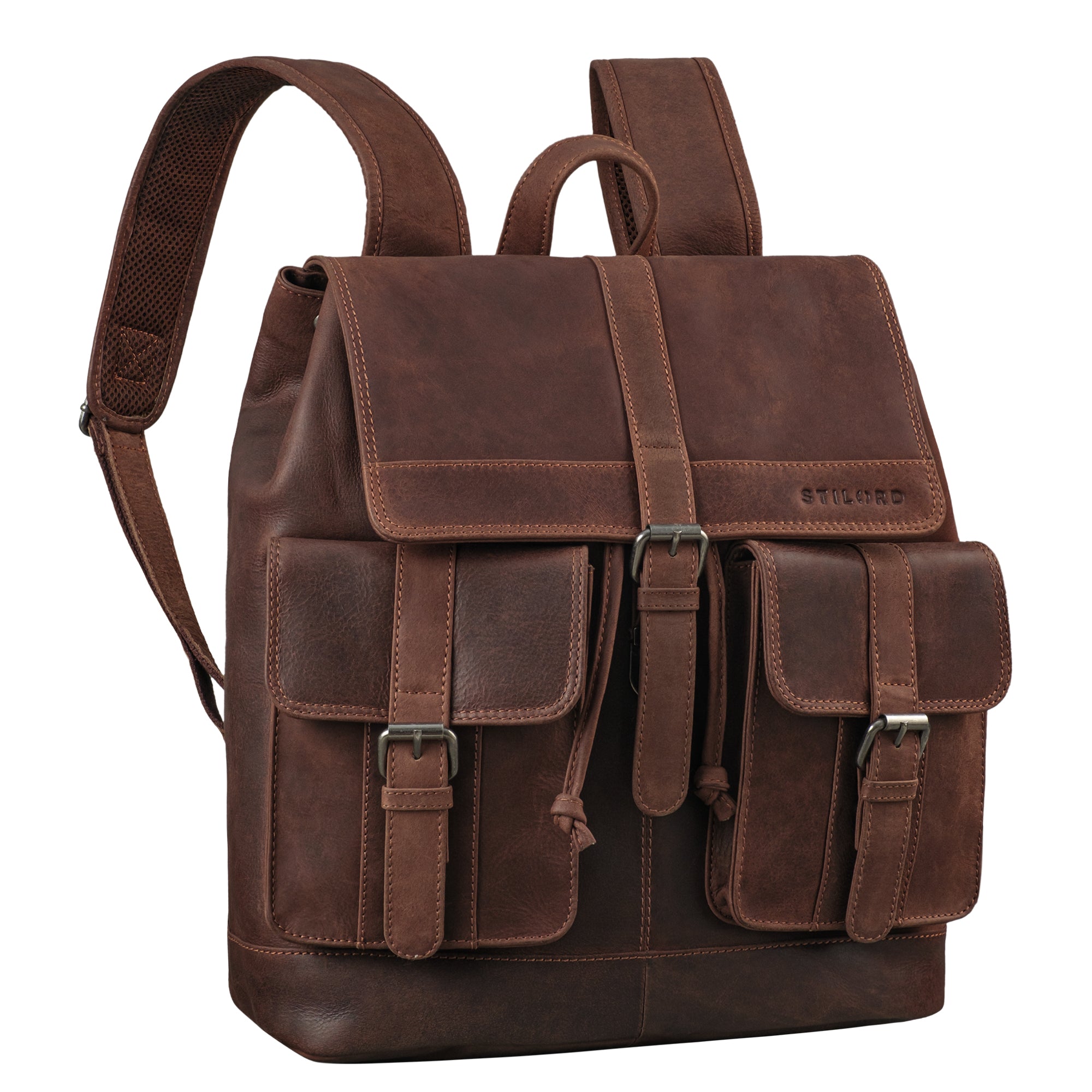 Wanderrucksack aus Leder für Herren und Damen