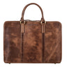 braune laptoptasche damen echt leder