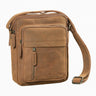 "Ivano" Petit Sac Bandoulière Homme En Cuir Pour Tablette 10,9 Pouces