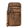 "Mikael" Sac de Poitrine en Cuir 3-en-1 pour Homme - Pochette Téléphone