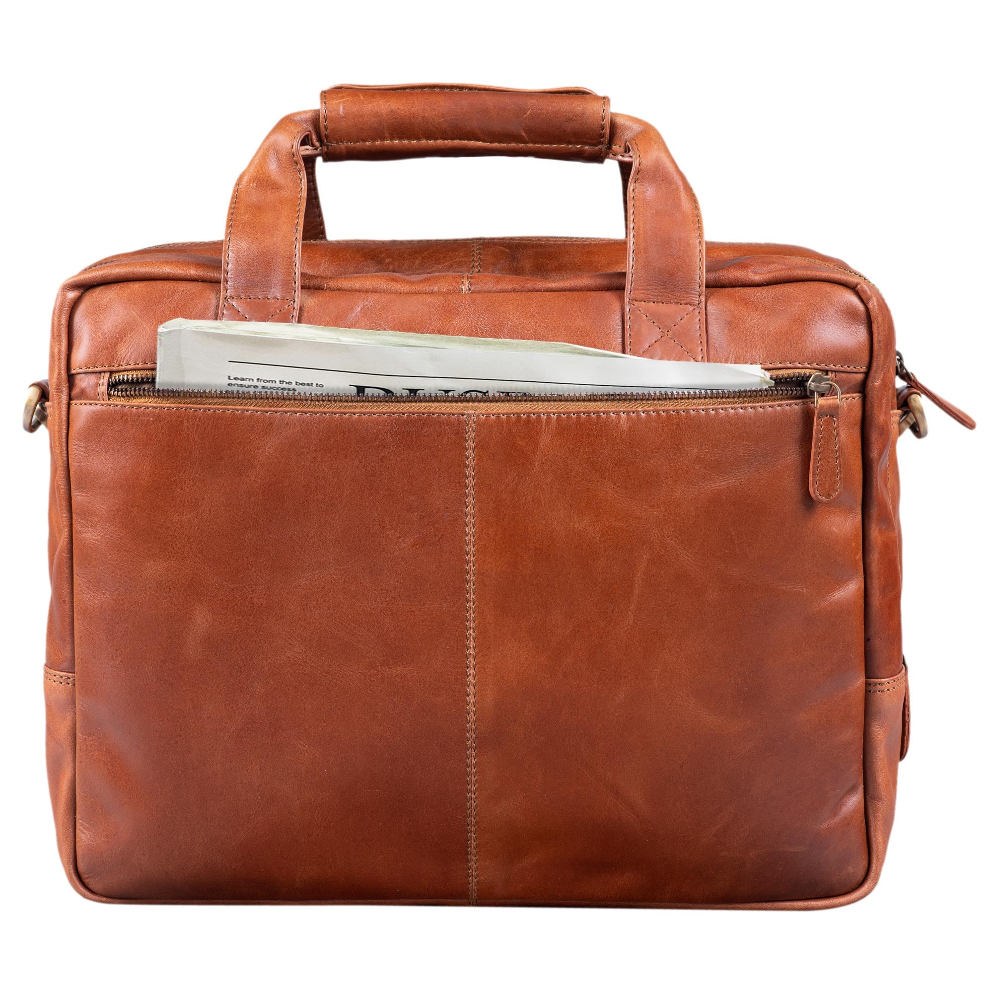 Vintage Lehrertasche Herren Retro braun