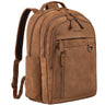 "Eron" Grand Sac a Dos Homme Business en Cuir Véritable 15.6-16 Pouces