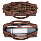 damen businesstasche herren leder braun