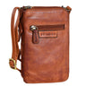 "Peter" 2-en-1 Sac de poitrine en cuir Portefeuille Téléphone