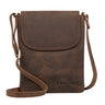 "Ellis" Sac de téléphone avec bandoulière cuir