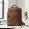 "Kaya" Premium Sac à Dos Cuir Femme Élégant pour Ordinateur Portable14 Pouces