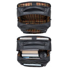 damen leder rucksack business herren schwarz