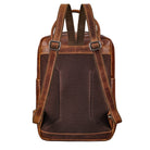 damen rucksack echt leder braun