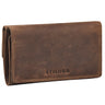 "Daria" Moderne RFID Porte Monnaie Femme Cuir avec 14 Pochettes pour Cartes