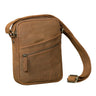 "Naro" Sac Bandoulière Homme Cuir Petit pour Tablette 10"